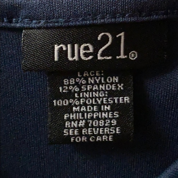 Blue Lace Dress - Picture 2 of 3